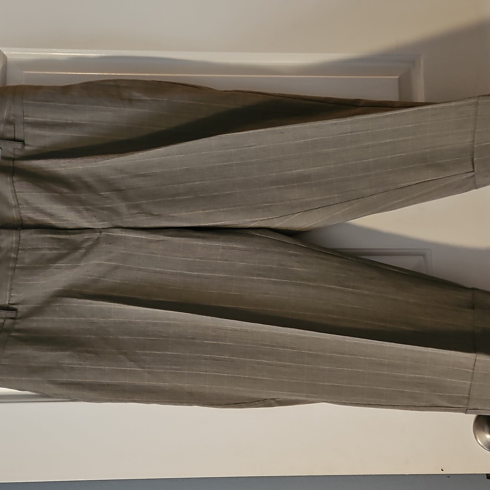 Striped Dress Calf Length Pants